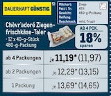 Chèvr’adoré Ziegenfrischkäse-Taler Angebote bei Metro Wermelskirchen für 11,97 €