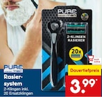 Rasier-System Angebote von PURE BASIC MEN bei Netto Marken-Discount Osnabrück für 3,99 €