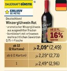 Winzerglühwein Rot Angebote bei Metro Willich für 2,49 €