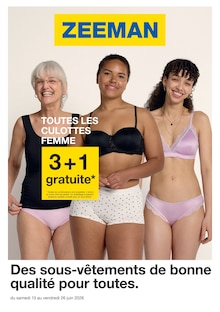 Catalogue Zeeman de la semaine 25, "ZEEMAN", page 1, 13/06/2026 - 26/06/2026 Prospectus Zeeman en cours, "ZEEMAN", page 1 sur 34