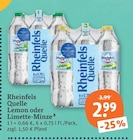 Lemon oder Limette-Minze von Rheinfels Quelle im aktuellen tegut Prospekt für 2,99 €