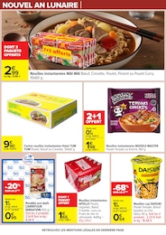 Prix et réduction Nouilles Instantanées dans le prospectus Carrefour en cours Offre Nouilles Instantanées dans le catalogue Carrefour du moment à la page 17