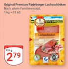 Original Premium Lachsschinken Angebote von Radeberger bei GLOBUS Halle für 2,79 €