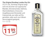The Original Bombay London Dry Gin Angebote von Bombay bei GLOBUS Rostock für 11,99 €
