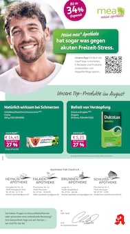 mea - meine apotheke Prospekt Unsere August-Angebote mit 4 Seiten