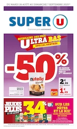 Prospectus Super U à Yvetot, "Super U", 44 pages, 26/08/2025 - 07/09/2025