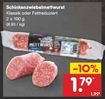 Schinkenzwiebelmettwurst bei Netto Marken-Discount im Weißenfels Prospekt für 1,79 €