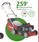 Promo Tondeuse thermique tractée 123 cm³ à 259,00 € dans le catalogue Mr. Bricolage à Folelli