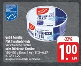 MSC Thunfisch Filets Angebote von Gut & Günstig bei EDEKA Schwabach für 1,00 €
