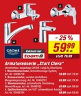Waschtischarmatur von Grohe im aktuellen toom Baumarkt Prospekt für 59,99 €