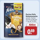 Katzensnacks im Angebot bei combi in Rheine Katzensnacks Angebote von Purina Felix bei combi Rheine für 0,89 €