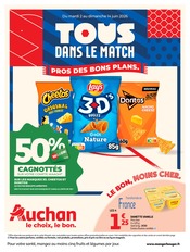 Prospectus Supermarchés Auchan Hypermarché en cours à Jurançon et alentours, "TOUS DANS LE MATCH", 28 pages, 02/06/2026 - 14/06/2026 Catalogue Supermarchés Auchan Hypermarché en cours à Jurançon et alentours, "TOUS DANS LE MATCH", 28 pages, 02/06/2026 - 14/06/2026