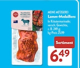 Lamm-Medaillons von Meine Metzgerei im aktuellen ALDI SÜD Prospekt für 6,49 €