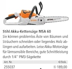 Akku-Kettensäge MSA 60 Angebote von Stihl bei Holz Possling Potsdam für 189,00 €