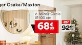 MIROIR CIRCLE Ø 100 CM - But MIROIR CIRCLE Ø 100 CM à 68,99 € dans le catalogue But
