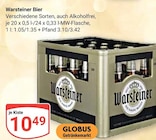 Bier Angebote von Warsteiner bei GLOBUS Bad Kreuznach für 10,49 €