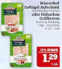 Geflügel Aufschnitt oder Hähnchen Grillbraten Angebote von Wiesenhof bei Marktkauf Coburg für 1,29 €