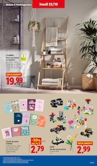 Promotion Luminaire dans le prospectus Lidl, valable du 22/10/2026 au 28/10/2026 Promo Luminaire dans le catalogue Lidl du moment à la page 43