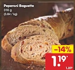Netto Marken-Discount Altenbeken - Peperoni Baguette Angebot im Prospekt Peperoni Baguette bei Netto Marken-Discount im Altenbeken Prospekt für 1,19 €