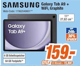 Galaxy Tab A9 + WiFi, Graphite im Angebot bei expert in Koblenz Galaxy Tab A9 + WiFi, Graphite Angebote von Samsung bei expert Koblenz für 159,00 €
