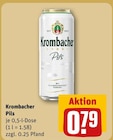 Pils Angebote von Krombacher bei REWE Straelen für 0,79 €