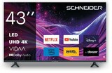 Téléviseur UHD - SCHNEIDER en promo à 199,00 € chez Super U Téléviseur UHD - SCHNEIDER dans le catalogue Super U