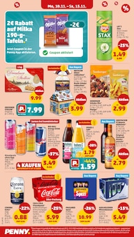 Cola im aktuellen Penny Prospekt (München) Cola im Penny Prospekt "Wer günstig will, muss Penny." mit 41 Seiten (München)