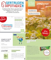 LINDA Premiumapotheke Neuenrade Prospekt der aktuellen Woche, gültig von 01.09.2025 bis 31.10.2025 Aktueller LINDA Premiumapotheke Neuenrade Prospekt "Aktuelle Angebote" mit 3 Seiten