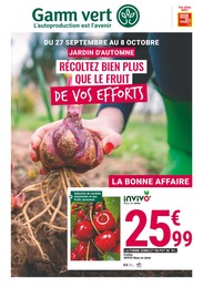 Catalogue Gamm vert "Jardin d'automne" à Bouafle et alentours,  pages, 27/09/2023 - 08/10/2023