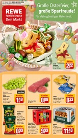 REWE Discounter Prospekt der aktuellen Woche mit 32 Seiten, gültig von 23.03.2026 bis 28.03.2026, in Eschershausen und Umgebung Aktueller REWE Discounter Prospekt in Eschershausen und Umgebung, "Dein Markt" mit 32 Seiten, 23.03.2026 - 28.03.2026