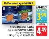 Räucher-Lachs Angebote von Krone bei E center Ludwigsburg für 3,99 €
