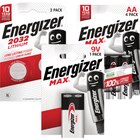 SUR TOUTES LES PILES ALCALINES ET MINIATURES - ENERGIZER en promo chez Carrefour Lyon