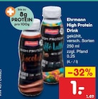 High Protein Drink von Ehrmann für 1,00 € bei Netto Marken-Discount im Angebot High Protein Drink von Ehrmann im aktuellen Netto Marken-Discount Prospekt