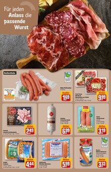 Wurst im aktuellen REWE Prospekt (Hildesheim) Wurst im REWE Prospekt "Dein Markt" mit 30 Seiten (Hildesheim)