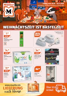 Spielwaren Angebot im Müller Prospekt, gültig von 26.10.2026 bis 07.11.2026 Spielwaren Angebot im aktuellen Müller Prospekt auf Seite 1