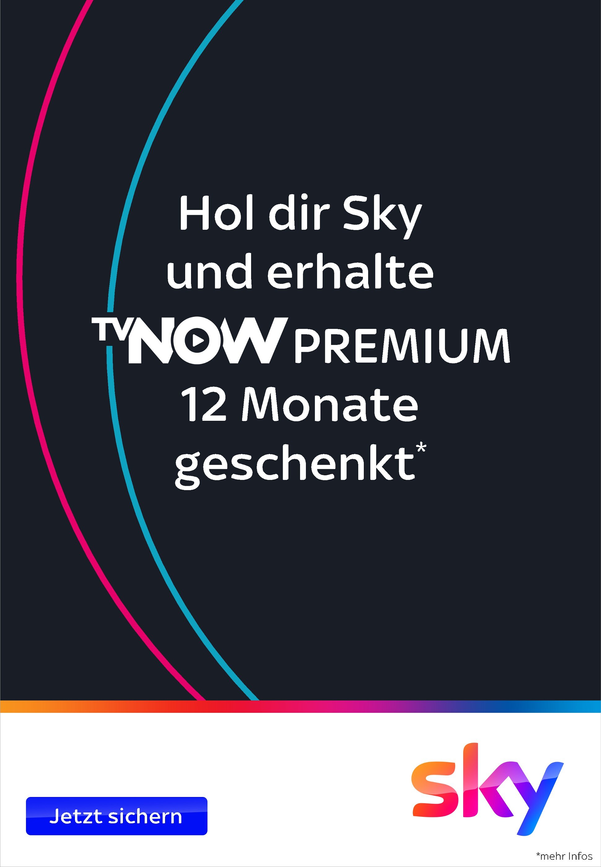 Sky Prospekt für Nietwerder mit 4 Seiten Sky Prospekt für Nietwerder: "Hol dir Sky und erhalte TVNOW PREMIUM 12 Monate geschenkt.", 4 Seiten, 28.10.2021 - 31.10.2021