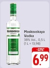 Vodka Angebote von Moskovskaya bei EDEKA Baden-Baden für 6,99 €