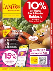 Netto Marken-Discount Discounter Prospekt der aktuellen Woche mit 2 Seiten, gültig von 15.12.2025 bis 20.12.2025, in Bad Driburg und Umgebung Aktueller Netto Marken-Discount Discounter Prospekt in Bad Driburg und Umgebung, "10% auf Obst & Gemüse" mit 2 Seiten, 15.12.2025 - 20.12.2025