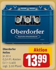 Helles im Angebot bei REWE in Dachau Helles Angebote von Oberdorfer bei REWE Dachau für 13,99 €