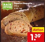 Peperoni Baguette Angebote von Backstube bei Netto Marken-Discount Bonn für 1,39 €