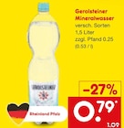Mineralwasser Angebote von Gerolsteiner bei Netto Marken-Discount Weinheim für 0,79 €