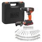 Perceuse visseuse sans fil 18V. - BLACK & DECKER - Carrefour à Orléans Perceuse visseuse sans fil 18V. - BLACK & DECKER en promo chez Carrefour Orléans à 99,99 €