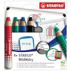 4 crayons marqueur ''Markdry'' - STABILO en promo chez Carrefour 4 crayons marqueur ''Markdry'' - STABILO dans le catalogue Carrefour