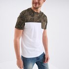 T-shirt manches courtes 1 poche coton vert kaki homme - La Halle T-shirt manches courtes 1 poche coton vert kaki homme à 7,99 € dans le catalogue La Halle