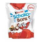 Chocolats schokobons - KINDER - Carrefour à Reims Chocolats schokobons - KINDER en promo chez Carrefour Reims à 3,73 €