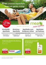 mea - meine apotheke Prospekt für Berlin mit 4 Seiten mea - meine apotheke Prospekt für Berlin: "Unsere August-Angebote", 4 Seiten, 01.08.2020 - 31.08.2020