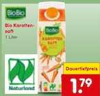Bio Karottensaft im Netto Marken-Discount Prospekt Bio Karottensaft von BioBio im aktuellen Netto Marken-Discount Prospekt für 1,79 €