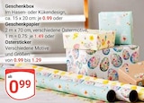 Geschenkbox Angebote bei GLOBUS Brühl für 0,99 €