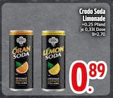 Soda im EDEKA Prospekt Oran Soda von Crodo im aktuellen EDEKA Prospekt für 0,89 €