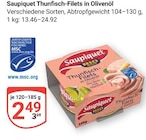 Thunfisch-Filets in Olivenöl im Angebot bei GLOBUS in Kaarst Thunfisch-Filets in Olivenöl Angebote von Saupiquet bei GLOBUS Kaarst für 2,49 €